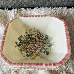 2 Vintage Italian Ceramic Serving Bowl